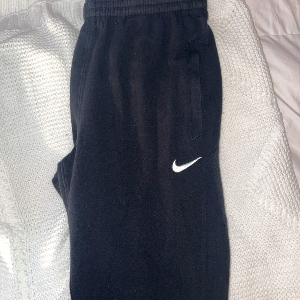 Black Nike joggers